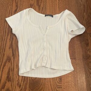 Brady melville white button top